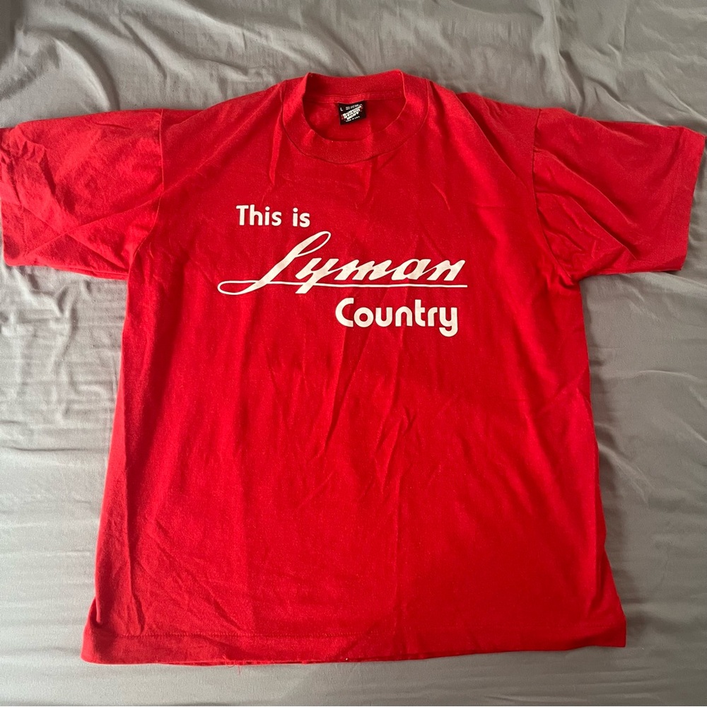 Vintage Screen Stars This is Lyman Country Single Stitch T Shirt Made In USA